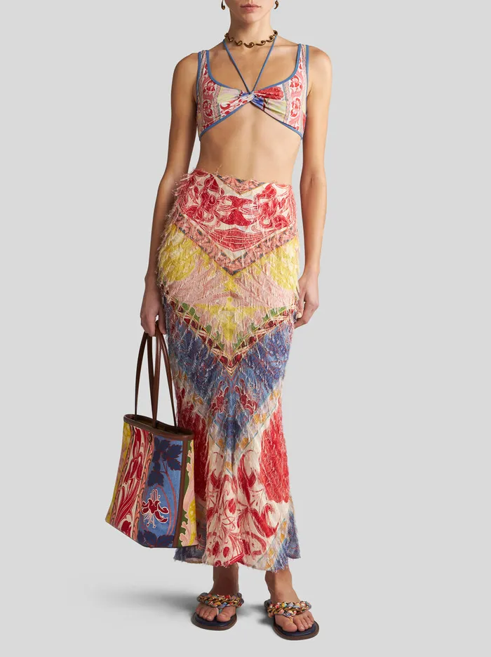 Women Etro Beachwear Bikini With Summer Print White Women Etro Beachwear Bikini With Summer Print White