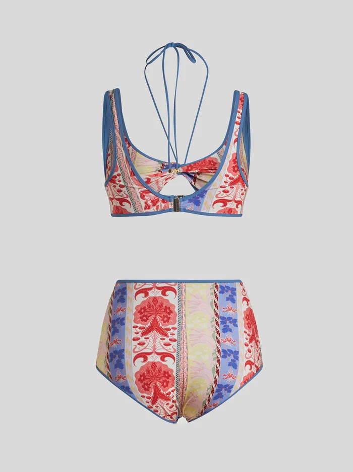 Women Etro Beachwear Bikini With Summer Print White Women Etro Beachwear Bikini With Summer Print White