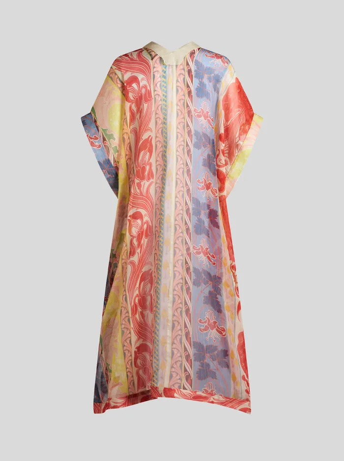 Women Etro Beachwear Kaftan With Summer Print White Women Etro Beachwear Kaftan With Summer Print White