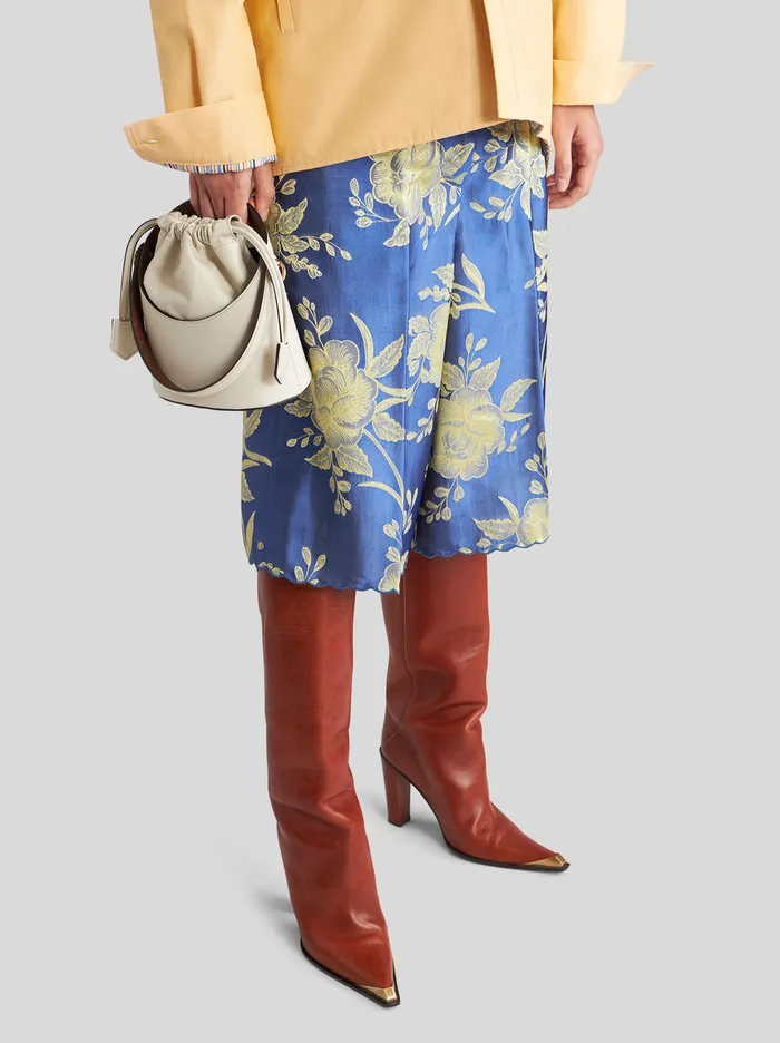 Women Etro Bucket Bags Small Saturno Bag White