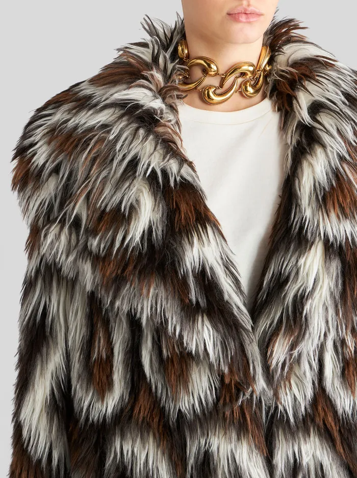 Women Etro Coats And Outerwear Paisley Jacquard Coat Black Women Etro Coats And Outerwear Paisley Jacquard Coat Black