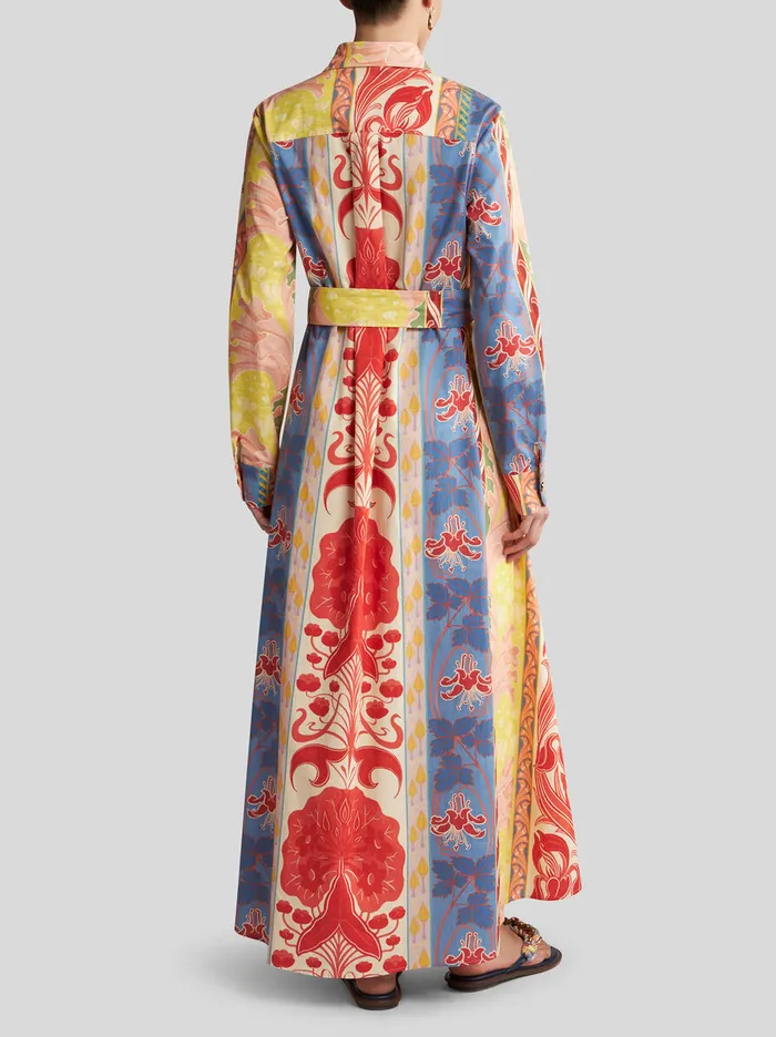 Women Etro Dresses Summer Shirt Dress Multicolour Women Etro Dresses Summer Shirt Dress Multicolour