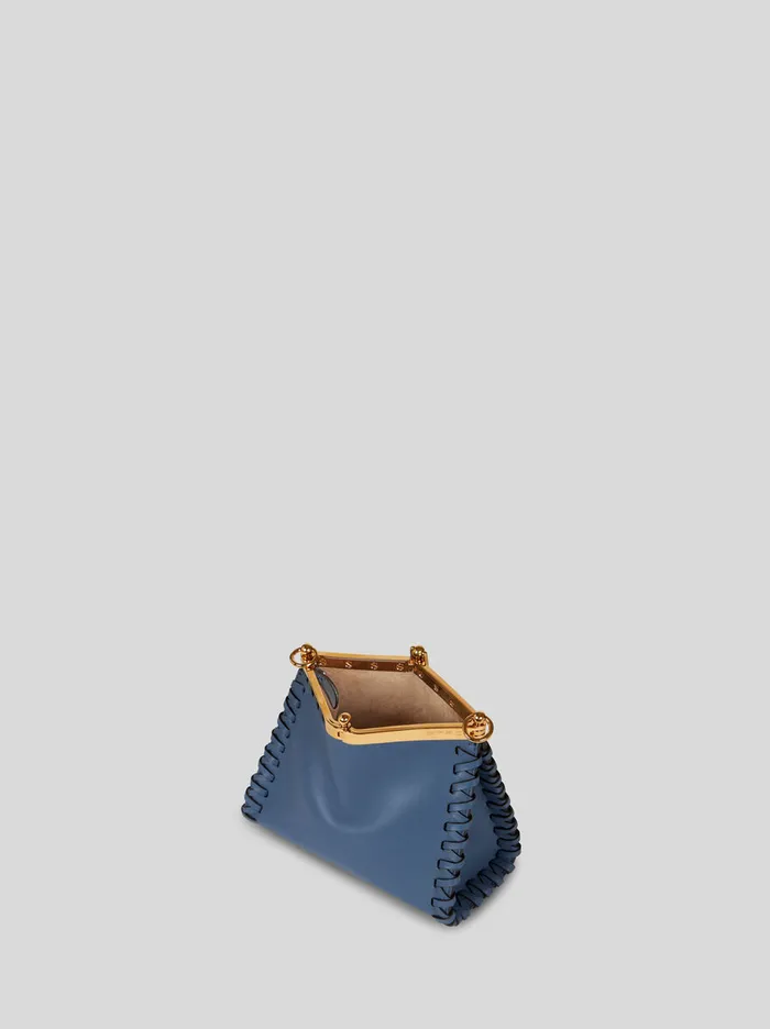 Women Etro Etro Vela Small Vela Bag With Thread Work Light Blue Women Etro Etro Vela Small Vela Bag With Thread Work Light Blue