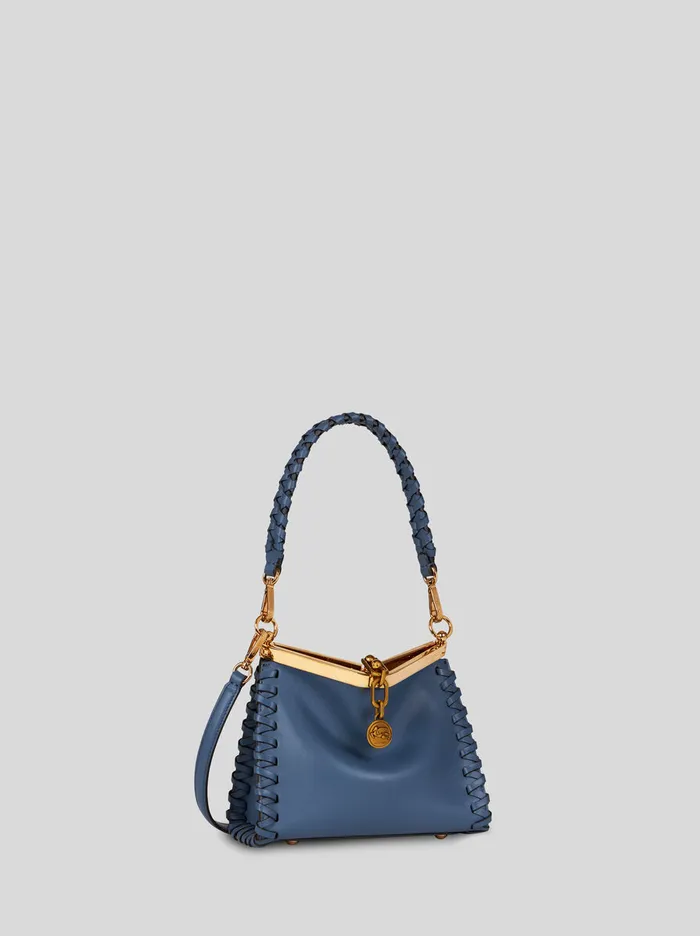 Women Etro Etro Vela Small Vela Bag With Thread Work Light Blue Women Etro Etro Vela Small Vela Bag With Thread Work Light Blue