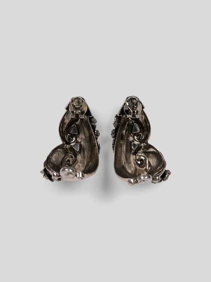 Women Etro Fashion Jewellery Curly Clip Earrings Silver Women Etro Fashion Jewellery Curly Clip Earrings Silver