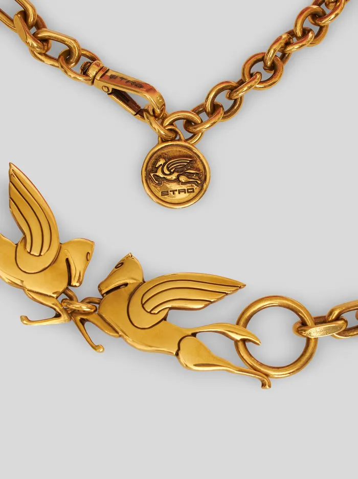 Women Etro Fashion Jewellery Pegaso Choker Gold Women Etro Fashion Jewellery Pegaso Choker Gold