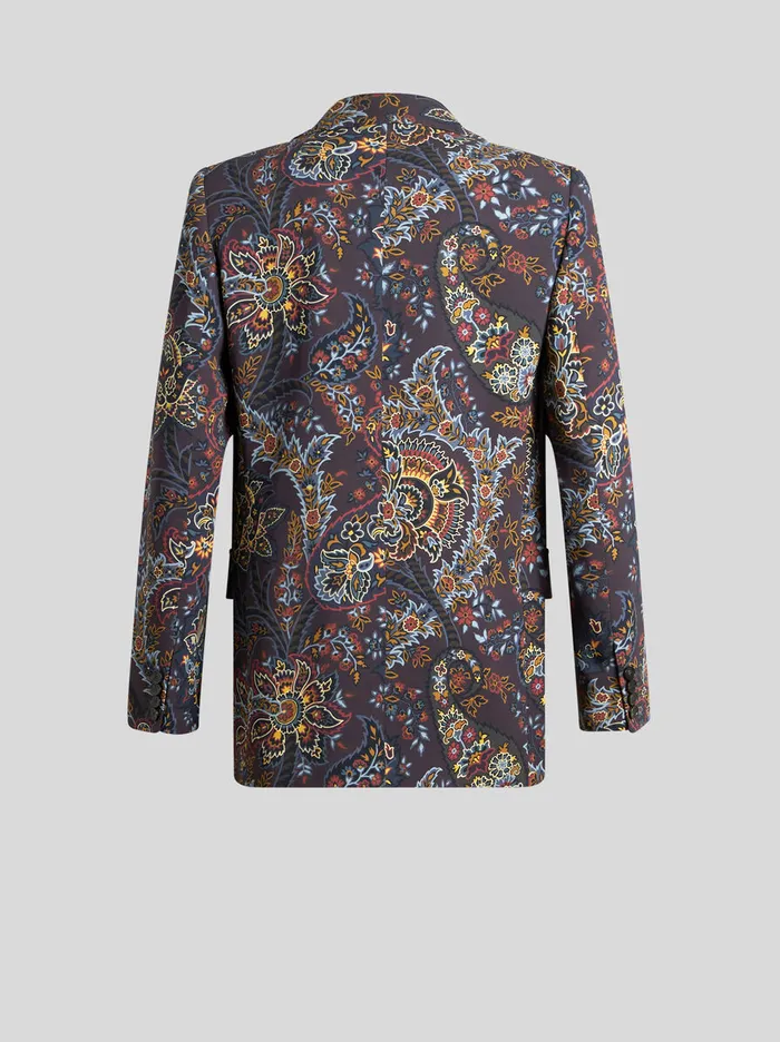 Women Etro Jackets Jacket With Paisley Print Black Women Etro Jackets Jacket With Paisley Print Black