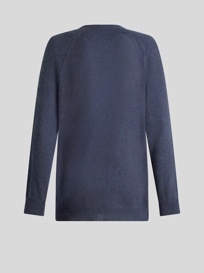 Women Etro Knitwear Cashmere Sweater Navy Blue Women Etro Knitwear Cashmere Sweater Navy Blue