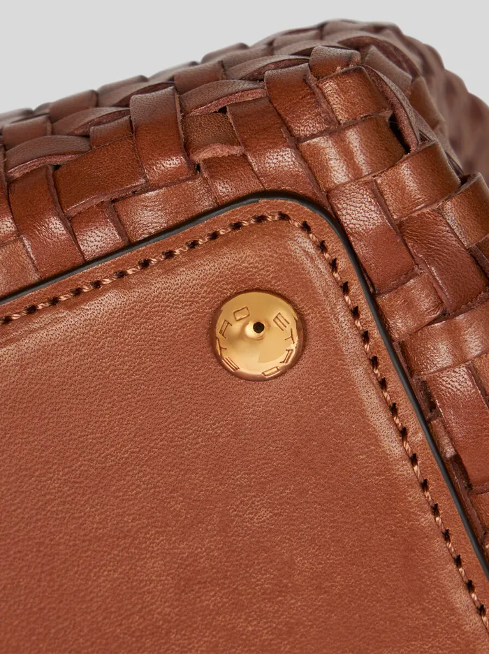 Women Etro Shoulder Bags Medium Woven Vela Bag Brown Women Etro Shoulder Bags Medium Woven Vela Bag Brown