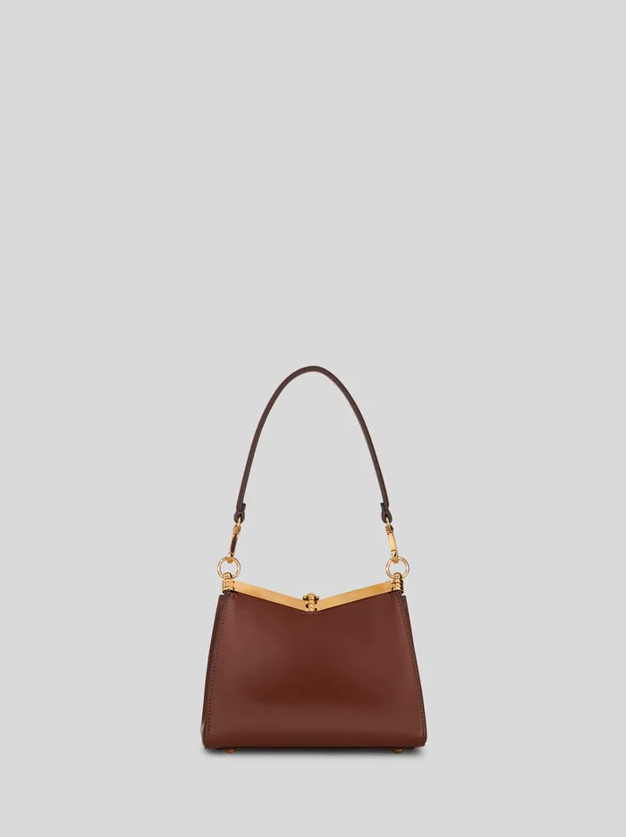 Women Etro Shoulder Bags Small Vela Bag Dark Brown