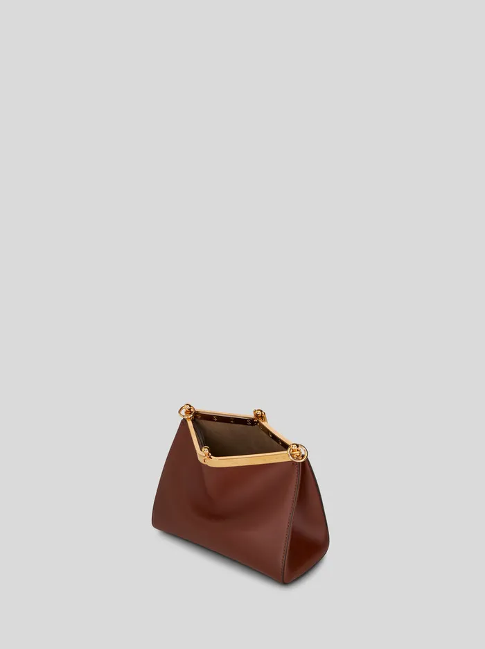 Women Etro Shoulder Bags Small Vela Bag Dark Brown