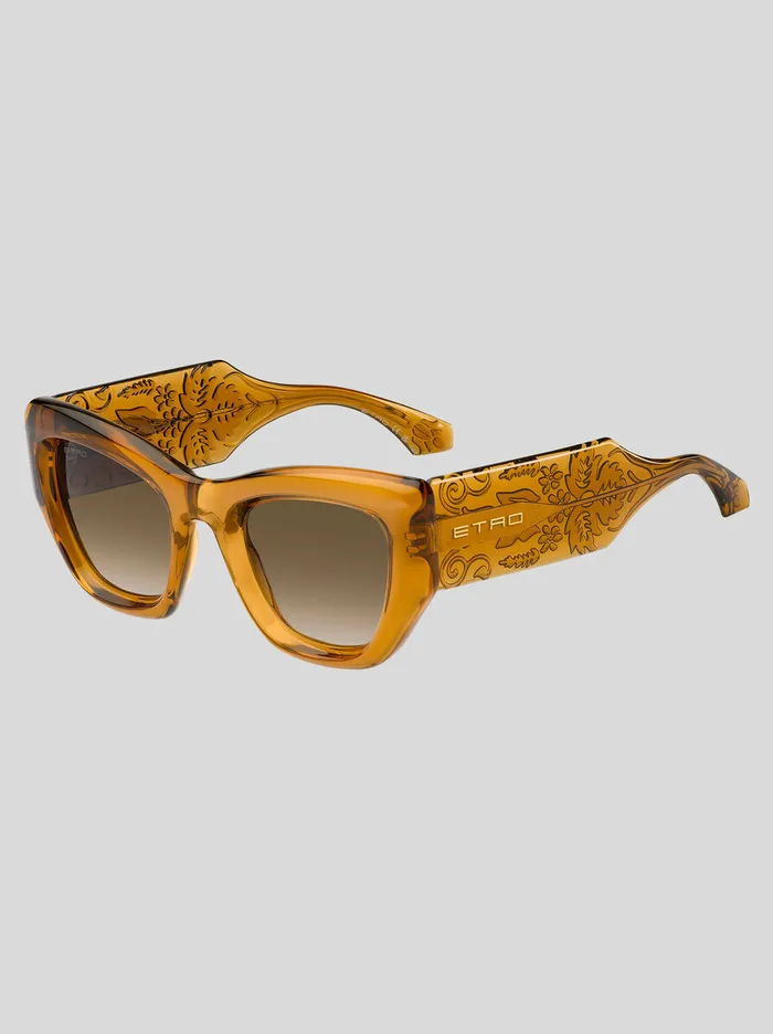 Women Etro Sunglasses Paisley Sunglasses Gold Women Etro Sunglasses Paisley Sunglasses Gold