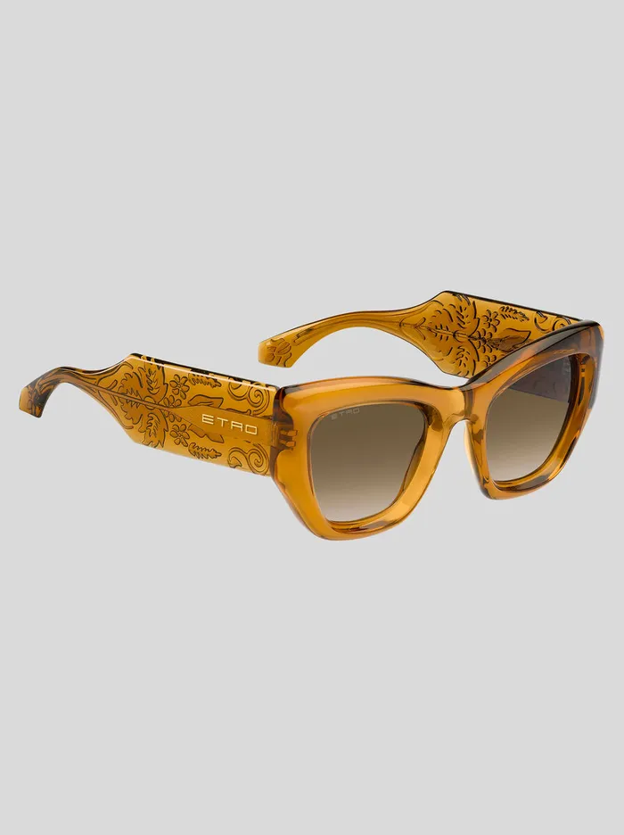 Women Etro Sunglasses Paisley Sunglasses Gold Women Etro Sunglasses Paisley Sunglasses Gold
