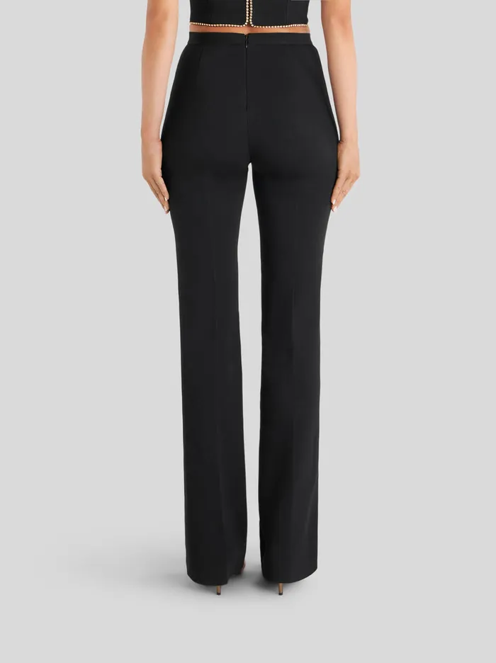 Women Etro Trousers Flared Tailored Trousers Black Women Etro Trousers Flared Tailored Trousers Black