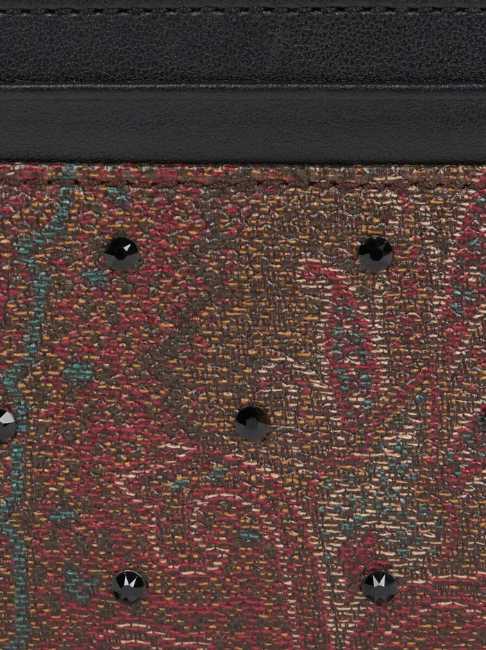 Women Etro Wallets And Credit Card Holder Paisley Card Holder Black Women Etro Wallets And Credit Card Holder Paisley Card Holder Black