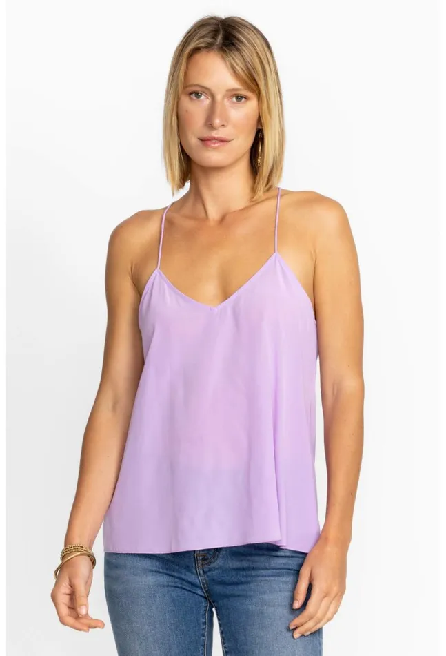 Women Etta Cami Top Lavender Frost Johnny Was Slips and Camis