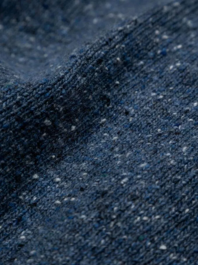 Women Farne Crew Neck Knit Jumper Indigo Finisterre Knitwear
