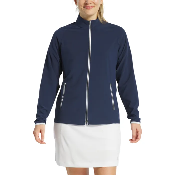 Women FootJoy Base MidLayers Lightweight Woven Jacket Navy