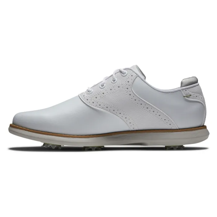 Women FootJoy Spiked Traditions White Women FootJoy Spiked Traditions White