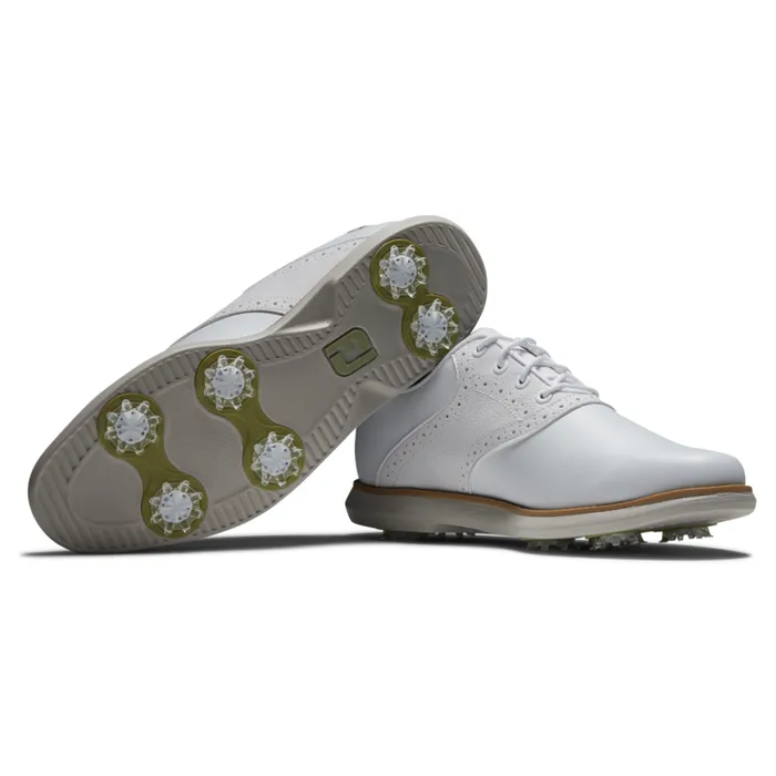 Women FootJoy Spiked Traditions White Women FootJoy Spiked Traditions White