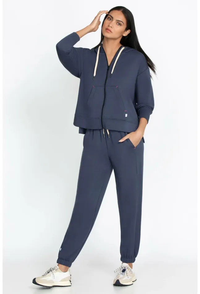 Women Forward Side Seam Jogger Outer Space Johnny Was Bottoms