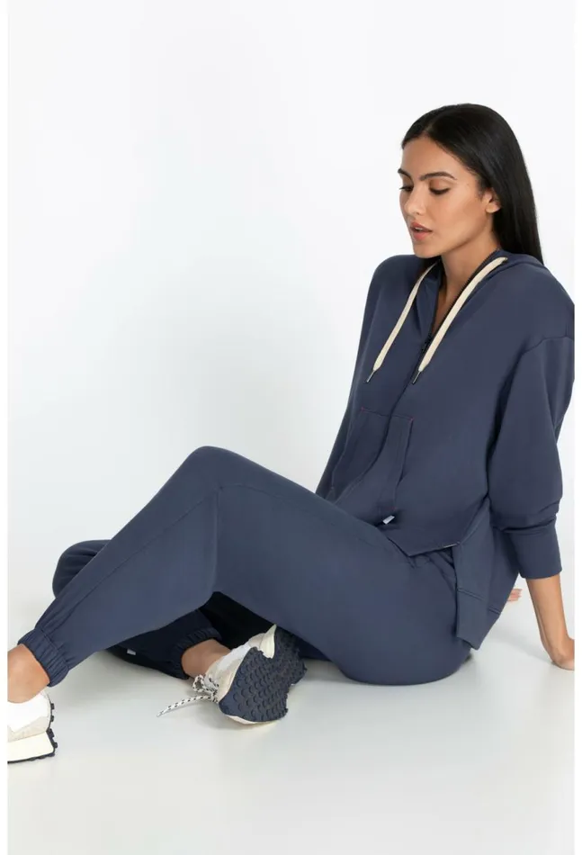 Women Forward Side Seam Jogger Outer Space Johnny Was Bottoms