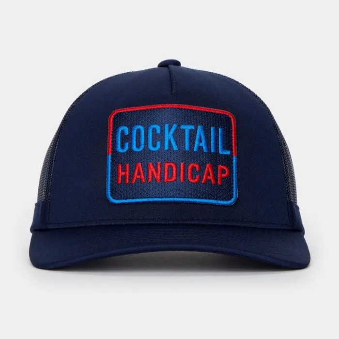 Women GFORE Navy Cocktail Handicap Interlock Knit Trucker Golf Hats