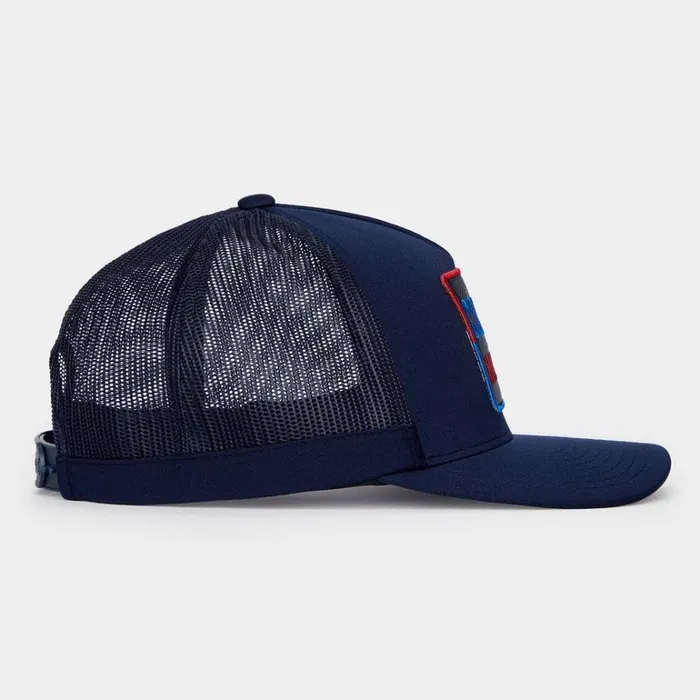 Women GFORE Navy Cocktail Handicap Interlock Knit Trucker Golf Hats