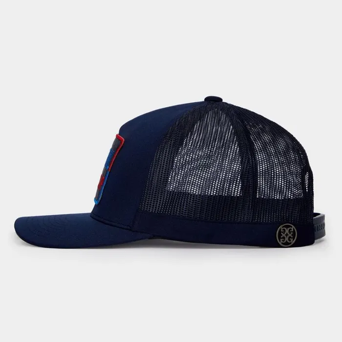 Women GFORE Navy Cocktail Handicap Interlock Knit Trucker Golf Hats