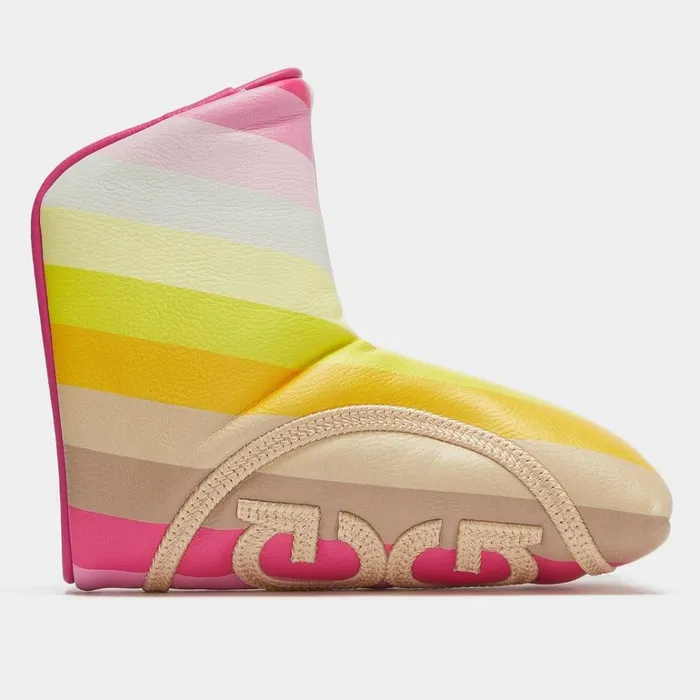 Women GFORE Pink Limited Edition Striped Circle G039s Blade Golf Headcover