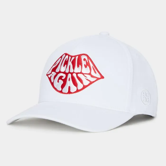 Women GFORE White Pickled Again Snapback Golf Hats
