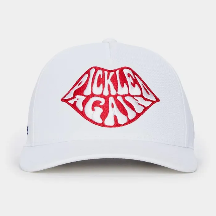 Women GFORE White Pickled Again Snapback Golf Hats