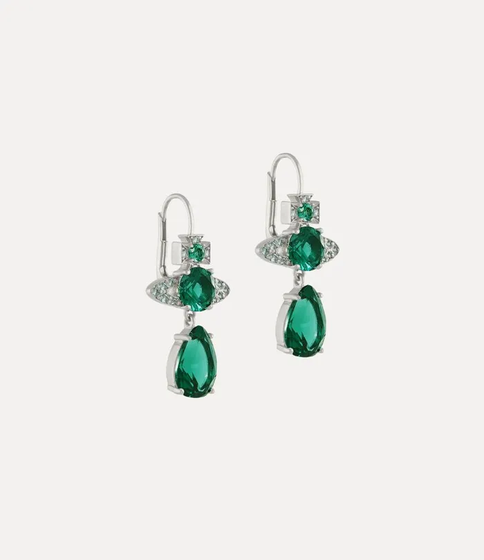 Women Ismene Drop Earrings Platinumgreencz Vivienne Westwood Earrings Women Ismene Drop Earrings Platinumgreencz Vivienne Westwood Earrings