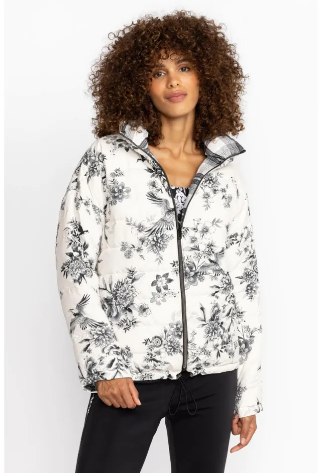 Women Ivory Dreamer Jacket Reversible Ivory Dreamer Johnny Was Outerwear
