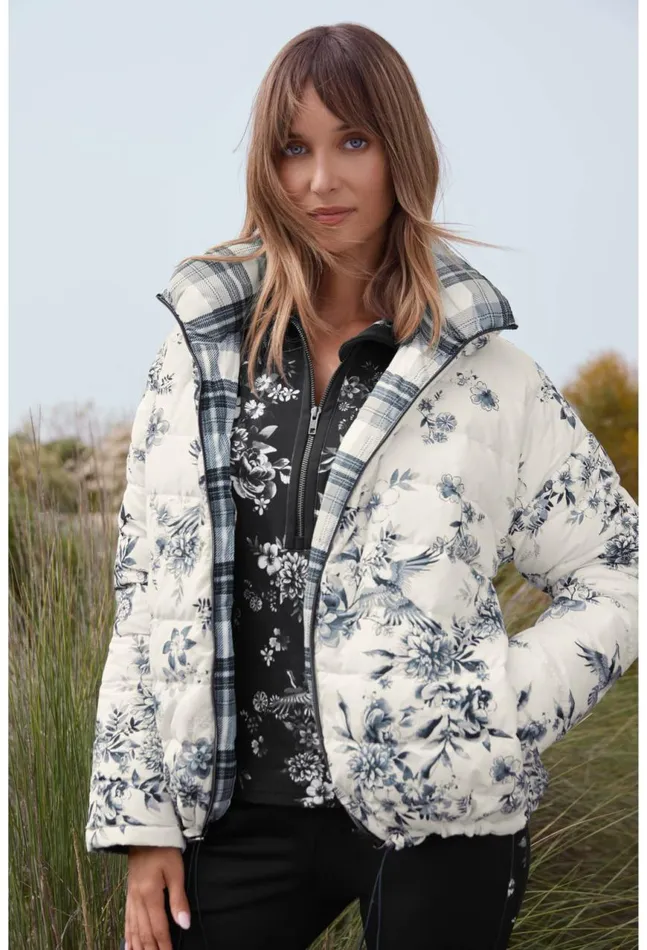 Women Ivory Dreamer Jacket Reversible Ivory Dreamer Johnny Was Outerwear