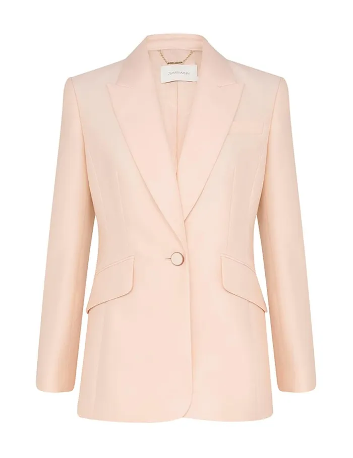 Women Jackets and Coats Zimmermann Eden Tailored Jacket Macadamia