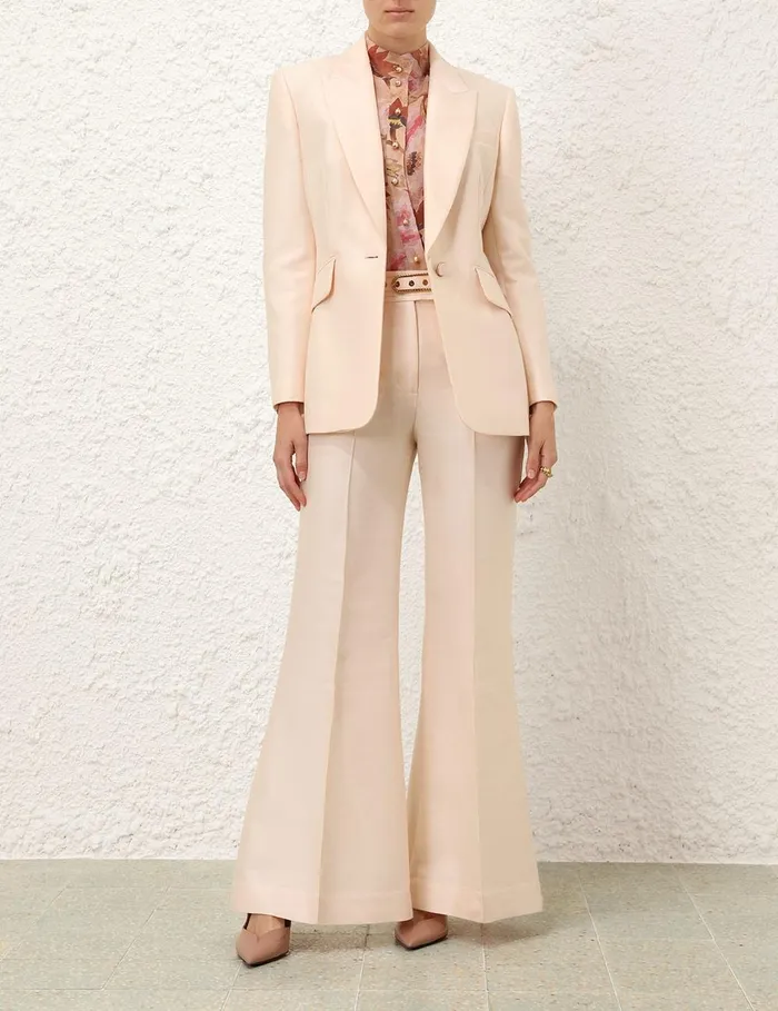 Women Jackets and Coats Zimmermann Eden Tailored Jacket Macadamia