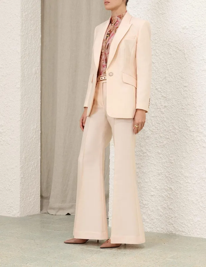 Women Jackets and Coats Zimmermann Eden Tailored Jacket Macadamia