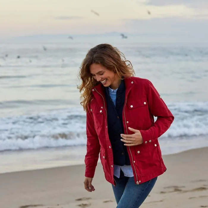 Women Jackets and Vests Ariat Calumet Field Jacket Karanda Red