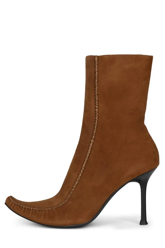 Women Jeffrey Campbell Ankle To Mid CREEPIN Tan Suede