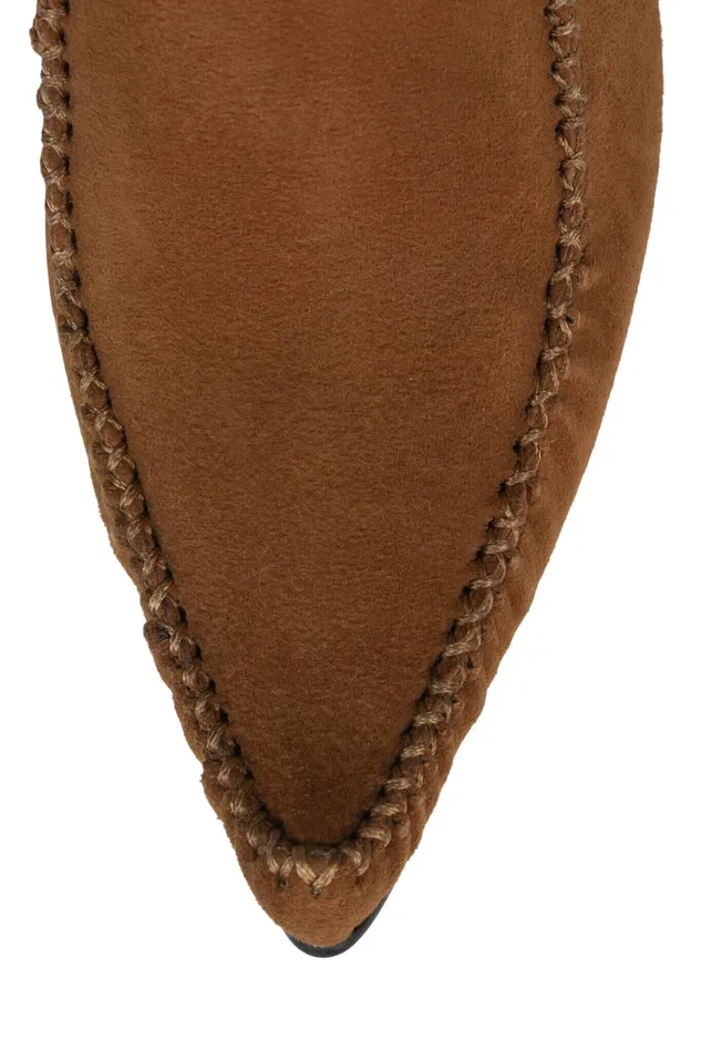Women Jeffrey Campbell Ankle To Mid CREEPIN Tan Suede