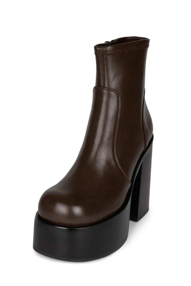 Women Jeffrey Campbell Ankle To Mid GRIMES Dark Brown