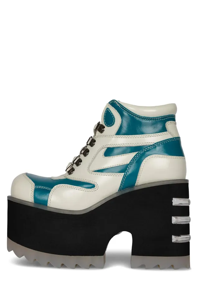 Women Jeffrey Campbell Boot DANGERS Black White