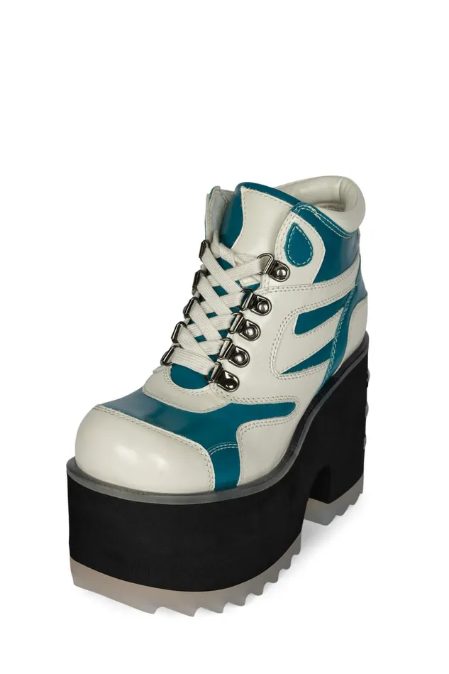 Women Jeffrey Campbell Boot DANGERS Black White