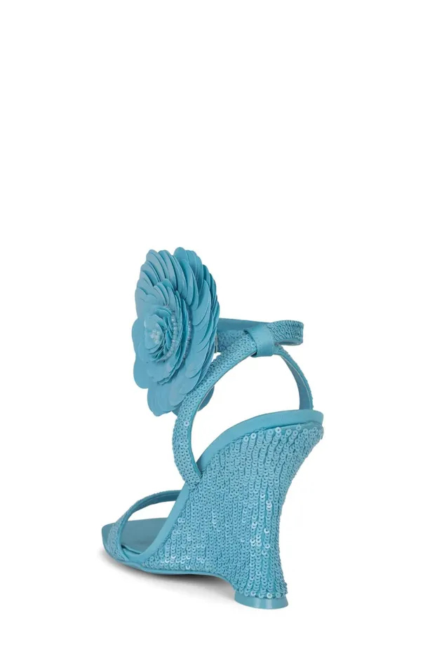 Women Jeffrey Campbell Heel FLORALINE Black Sequins