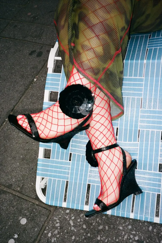 Women Jeffrey Campbell Heel FLORALINE Black Sequins