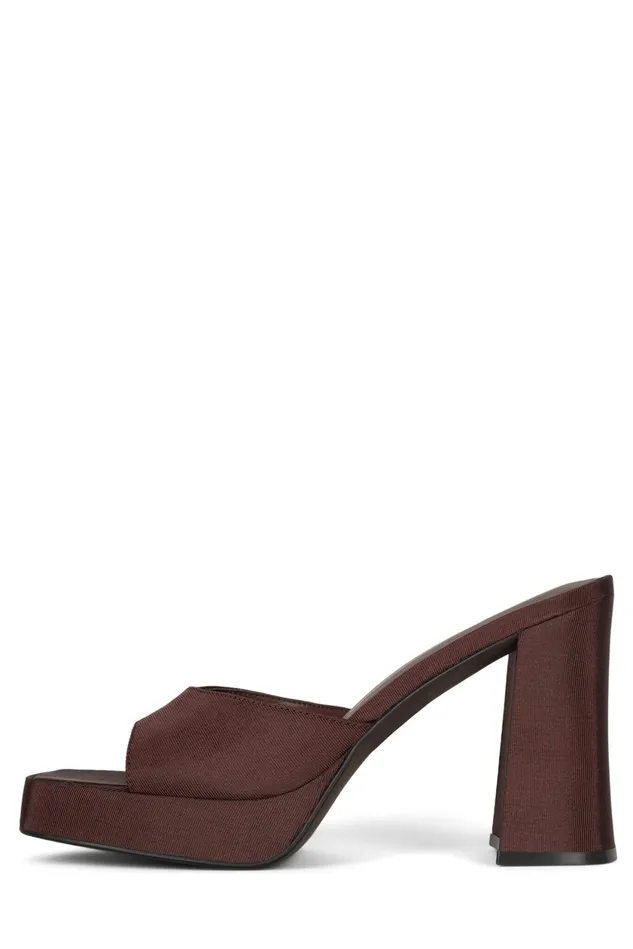 Women Jeffrey Campbell Heel NINETY Purple Faille
