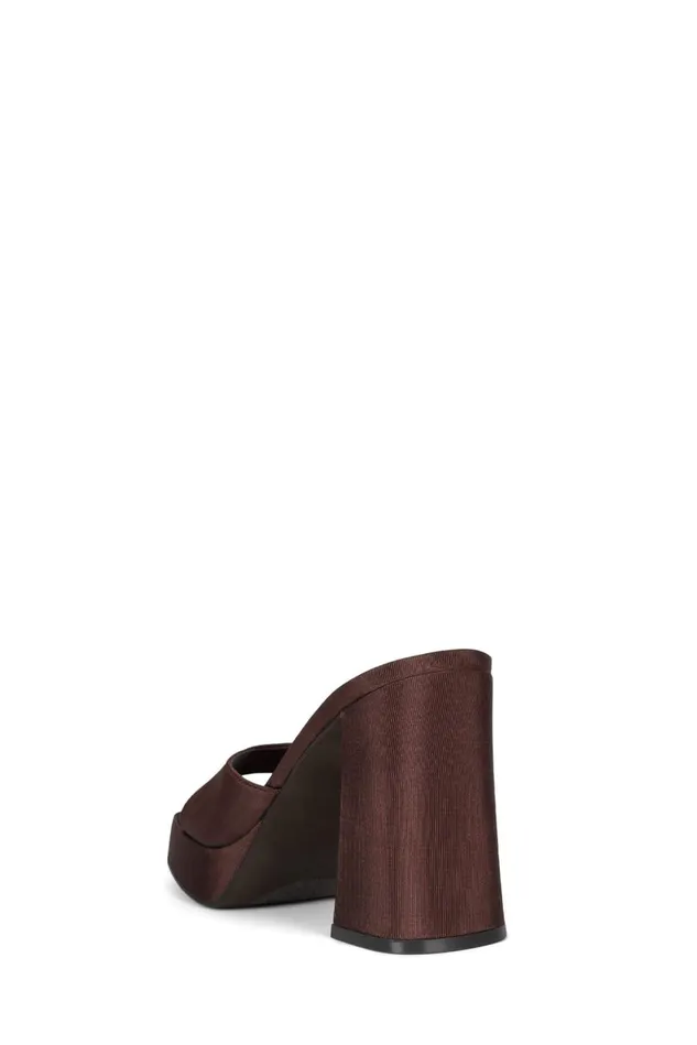 Women Jeffrey Campbell Heel NINETY Purple Faille