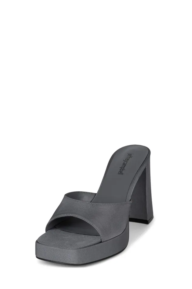 Women Jeffrey Campbell Heel NINETY Purple Faille