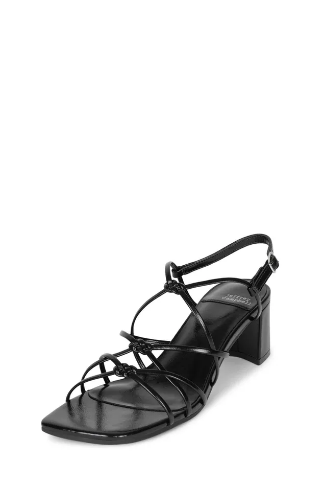Women Jeffrey Campbell Heel SOCIALIZE Red Metallic